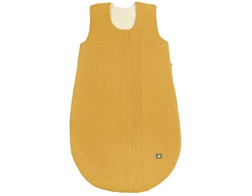 Odenwlder Musselin-Sommer-Schlafsack mustard Gr. 80