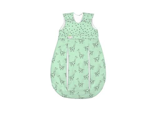 Odenwlder primaklima Jersey-Schlafsack happy giraffe deep forest Gr. 110