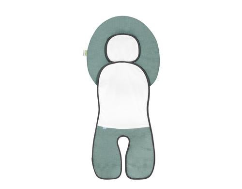 Odenwlder Babycool-Autositz-Auflage mineral green