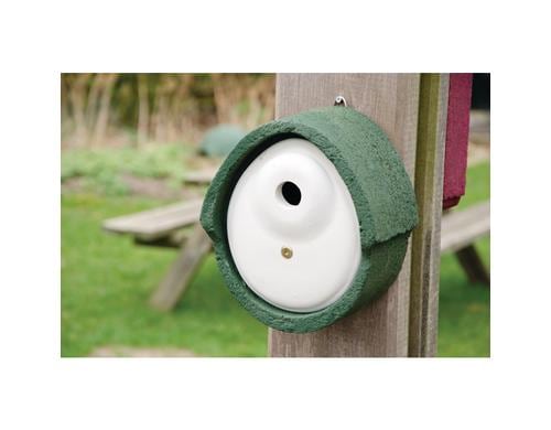 CJ Wildlife Nistkasten Holzbeton Oval D: 32 mm, 26 x 22.5 x 15 cm