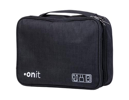 onit Zubehr-Tasche gross schwarz Polyester, wasserabweisend, 27 x 20 x 9 cm