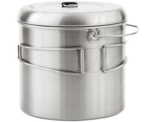 Solo Stove Edelstahltopf Pot 4000 silber, B: 19.7 x H: 18.4cm