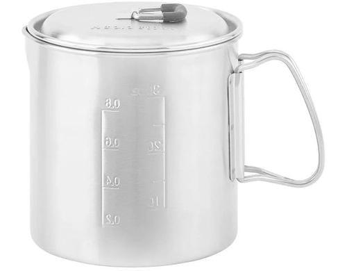 Solo Stove Edelstahltopf Pot 900 silber, B: 12.0 x H: 14.4cm