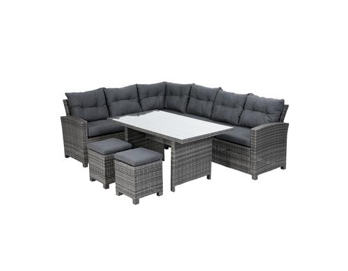 Loungeset Tessin 5-tlg