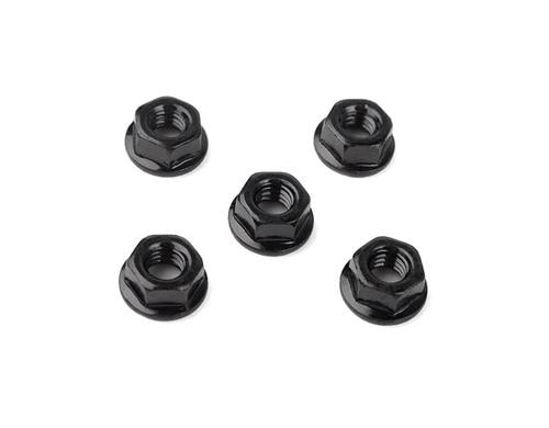 RC4WD M4 Low Profile Flanged Lock Nut Black