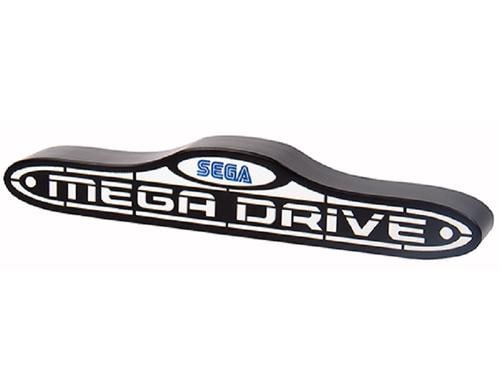 Sega Med Drive Lampe Logo 8 cm, Kabel oder Batterie