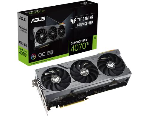 ASUS TUF RTX4070TI O12G GAMING, GDDR6X GeForce RTX4070Ti, 3x DP, 2x HDMI