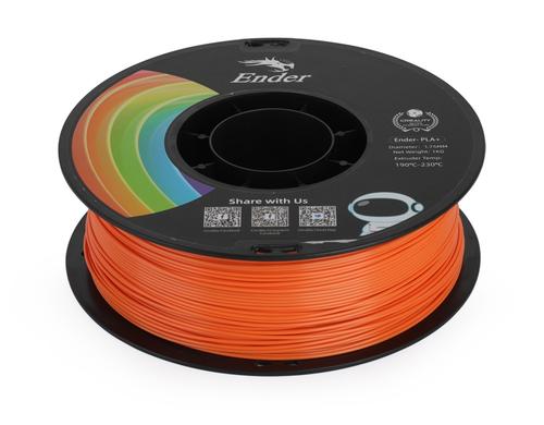 Creality Filament PLA+ Orange 1.75mm Filament, 195-210Grad, 1Kg, Orange