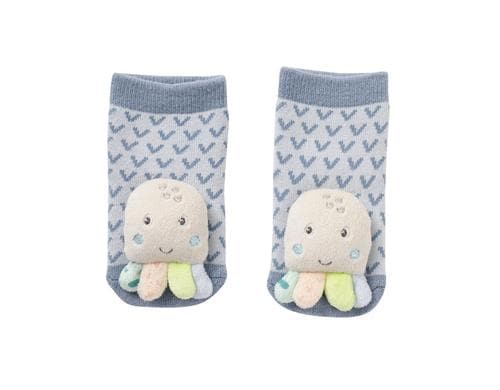 Fehn Rasselsocken Oktopus / 0-12 Monate