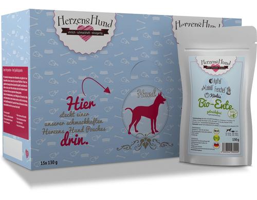 Herzenshund GF Bio-Ente mit Bio-Gemse 130g