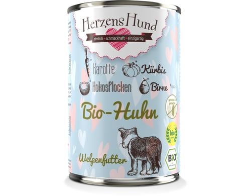 Herzenshund Welpe Bio-Huhn mit Bio-Karotte 400g