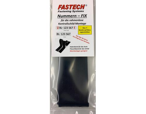 FASTECH Nummern Fix - SET 3 vorne 75 x 295 mm