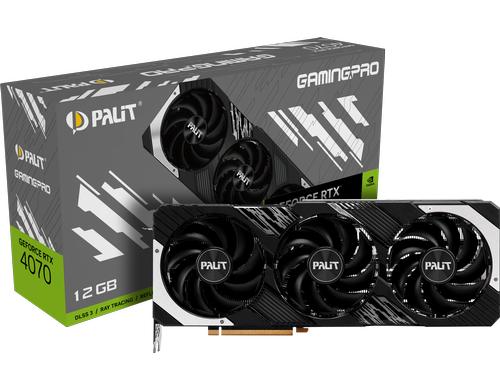 Palit RTX4070 Gaming Pro, 12GB GDDR6X GeForce RTX4070, 3x DP, 1x HDMI