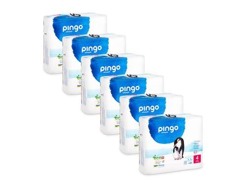 Pingo Windeln 6er Pack Maxi Gr. 4 7-18 kg, 6 x 40 Stck