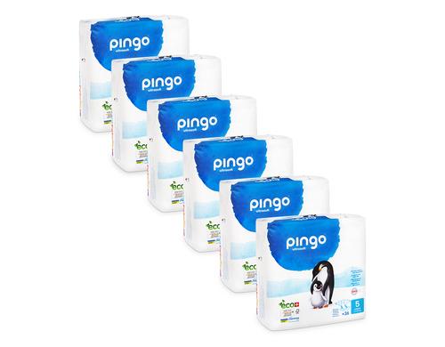 Pingo Windeln 6er Pack Junior  Gr. 5 12-25 kg, 6 x 36 Stc