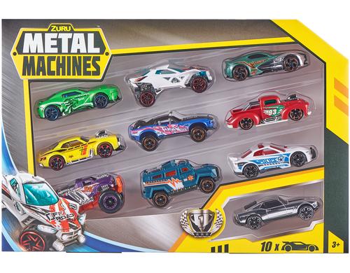 Metal Machines Car 10er Pack 1:64 Die Cast ASSORTIERT