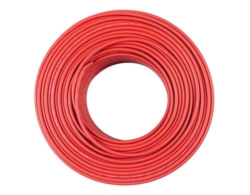 F.power MC4 Kabel 4mm2 100m rot Rolle, 5.9 Kg, rot