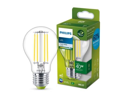 Philips LED Lampe 2.3W (40W) E27, A60, 4000K