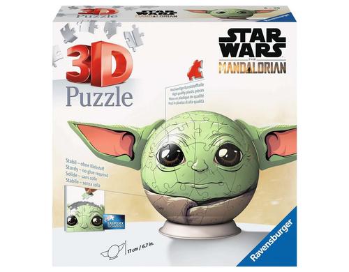 Puzzle 3D Mandalorian Grogu mit Ohren 72 Teile