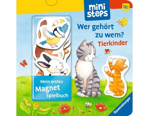 ministeps: Mein erstes Magnetbuch Wer gehrt zu wem? Tierkinder