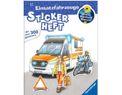 WWW Stickerheft: Einsatzfahrzeuge ab 4 Jahren