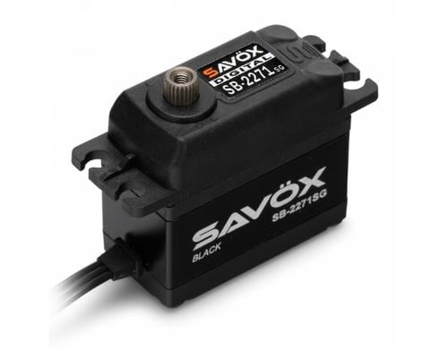 Savx Servo SB-2271SG Digital Black Edition Metall-Getriebe, 2 Kugellager