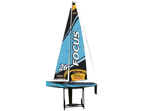 Amewi Focus III Racing Segelyacht 1000mm, Blau