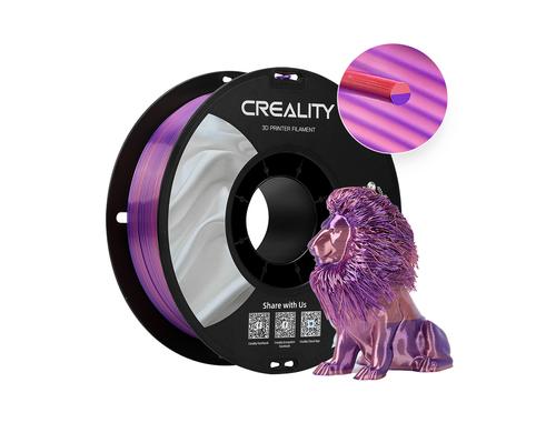 Creality Filament PLA Silk Violett 1.75mm Filament, 195-230Grad, 1Kg, Violett