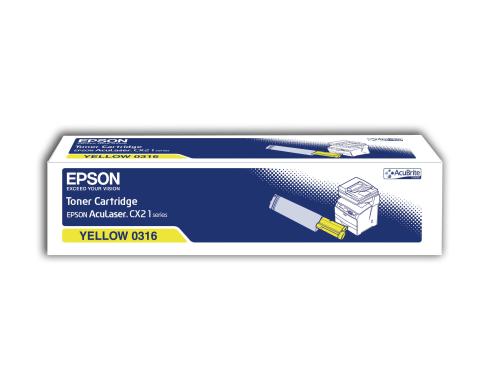 Toner Epson S050316, yellow AcuLaser CX21N/F, 5000 Seiten