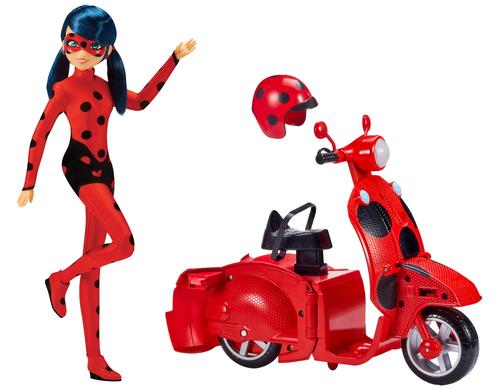 MIRACULOUS Scooter&Puppe Ladybug 26cm 