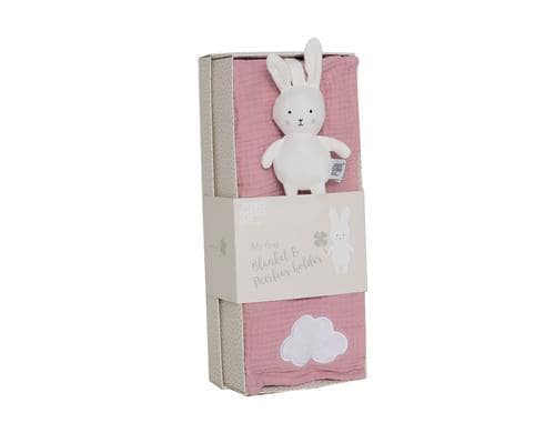 JABADABADO Geschenkset Buddy bunny Decke Pink, Alter: 0+