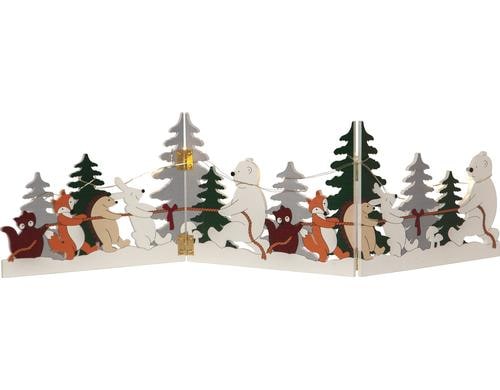 Star Trading Tisch Deco Forest Friends IP20, Warmweiss, Multicolor