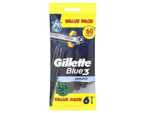 Gillette Blue 3 Smooth 6er 6 Stck