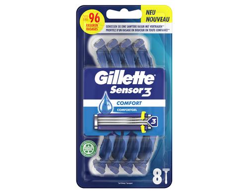 Gillette Sensor3 Comfort 8er SRP 8 Stck