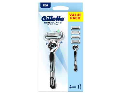 Gillette SkinGuard Sensitive Flexball Systemklingen 4er + Handstck