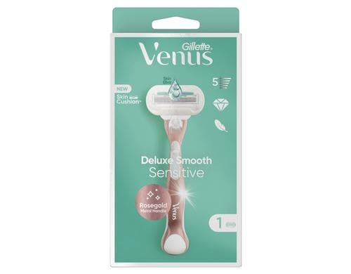 Gillette Venus Deluxe Smooth Sensitive Rosegold 1 Rasierapparat