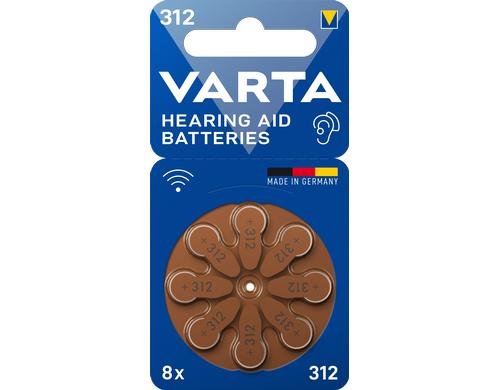 VARTA Hrgertebatterie 312 8 Stck