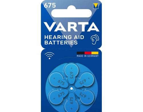 VARTA Hrgertebatterie 675 6 Stck