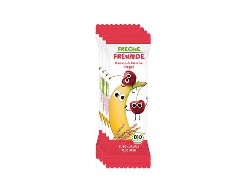 Freche Freunde Riegel Banane & Kirsche Pack 4 x 23g