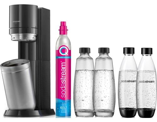 Sodastream DUO black Megapack XL inkl. 60L Zylinder,2x 1L Glaskar,