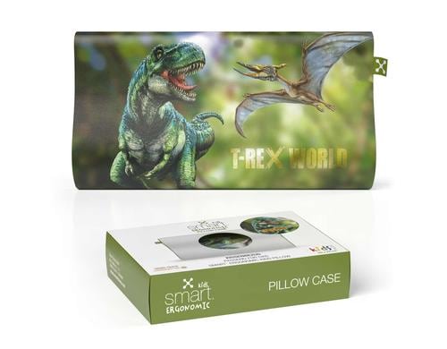 Smart Sleep smart Kids Ergon. Pillow Case Bezug, 100% Baumwolle, 40C, T-Rex