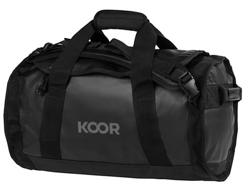 KOOR Dufflebag 30L schwarz Rpet, schwarz