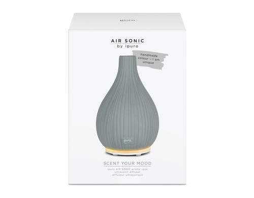 Ipuro Air Sonic aroma vase grau Aroma-Diffusoren