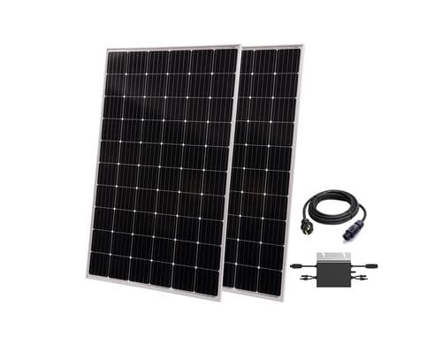 Technaxx Solar Balkonkraftwerk 600W TX-220 HM-600, fr 2x 325 W Modul Monokristallin