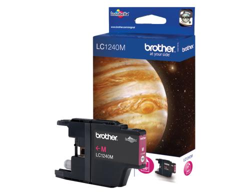 Tinte Brother LC-1240M, magenta 600 Seiten@5% Deckung