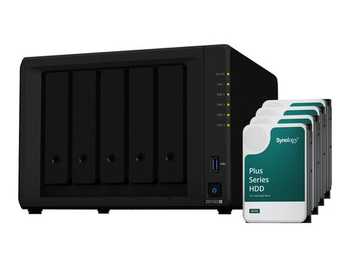 Synology DS1522+, 5-bay NAS inkl. 5x 4TB HDD Synology Plus HAT33x