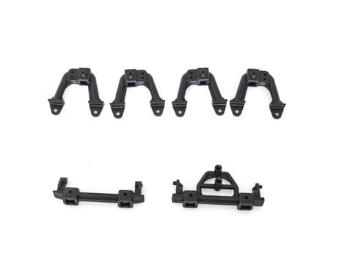 Hobbytech CRX Bumper Holder Shocks Hoop F&R