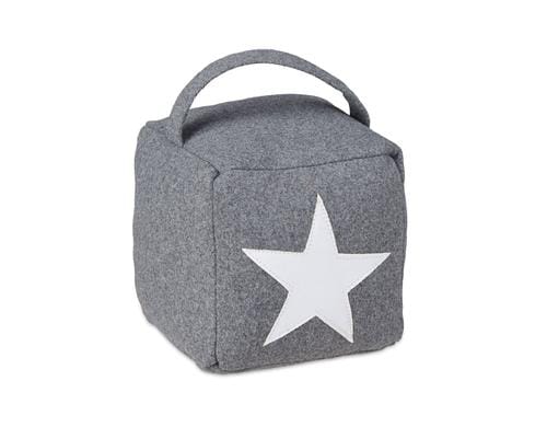 relaxdays Trstopper Stern Grau Grsse H x B x T: ca. 20 x 15 x 15 cm