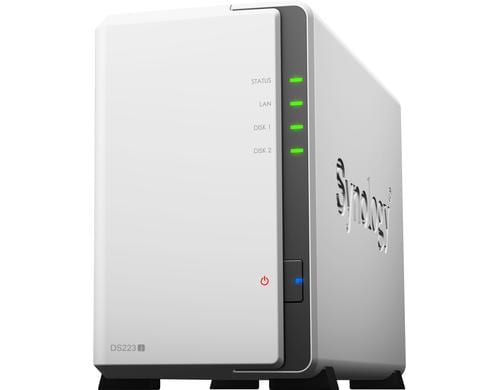 Synology DS223j, 2-bay NAS DiskStation, 1GB DDR4 (ohne HD)