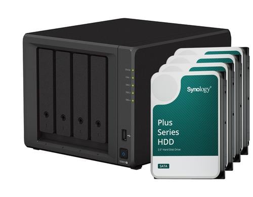 Synology DS923+, 4-bay NAS inkl. 4x 4TB HDD Synology Plus HAT33x